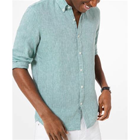 michael kors mens shirts site macys.com|Michael Kors casual shirts.